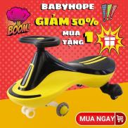 Xe lắc cho bé có nhạc,đèn led cao cấp kết hợp xe chòi chân cho bé BABYHOPE