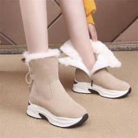 2021 New Winter Women Boots High Quality Keep Warm Mid-Calf Non-slip Snow Boots Women Side Zipper Comfortable Ladies Boots