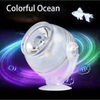 RGB Aquarium Waterproof LED Spotlight Submersible Light Wireless Control Fish Tank Diving Light IP68 Underwater Stage Light