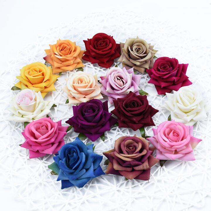 cw-5-10pieces-flannelsilk-flowers-wall-artificialforwedding-decoration-diy-bride-a-cap-ornamental-flowerpot-hot