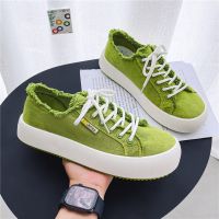 Fashion Canvas Shoes Men Chunky Sneakers Classic Skateboard Shoes Male Low Top Vulcanized Shoes Mens Outdoor Walking Footwear