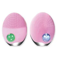 Electric Facial Cleaning Brush Waterproof Silicone Vibration Makeup Beauty Skin Care Massage Tool Ultrasonic Vibrating Brush