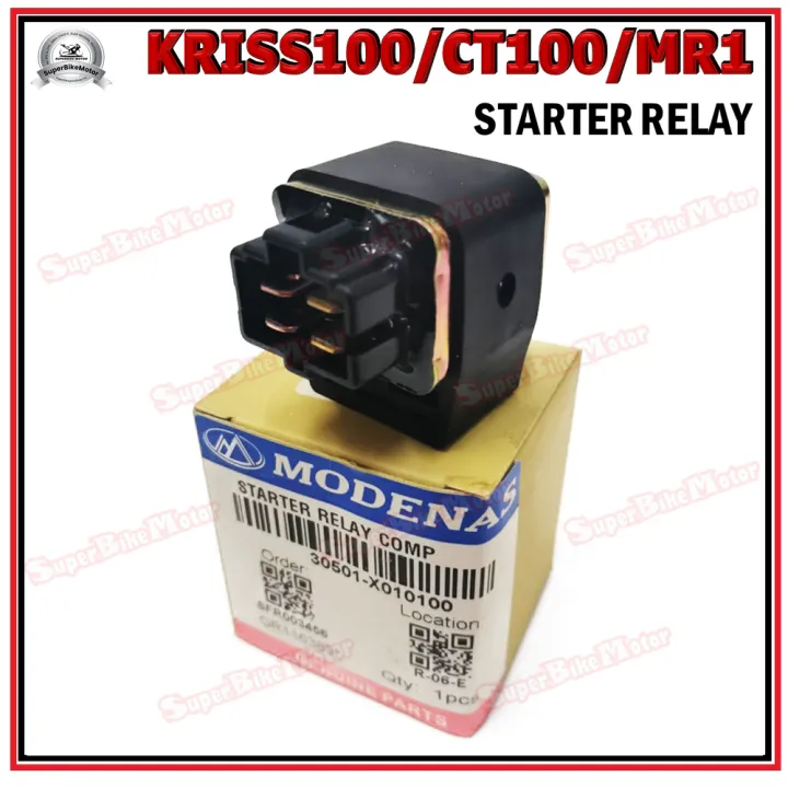 MODENAS KRISS 100 / CT100 / MR1 Starter Relay Lazada