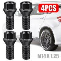 น็อตเหล็ก36136781151สำหรับ BMW 4ชิ้น M14 X 1.25กลอนล้อลาก,น็อตเหล็กรองรับอเนกประสงค์ X5 X3 E70 F25 F20 E71