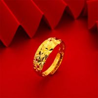 OFVK อินเทรนด์ ของขวัญ หัวใจ คลาสสิค ย้อนยุค ดอกไม้ แหวนทอง แหวนสไตล์เกาหลี แหวน sargin ผู้หญิง เครื่องประดับแฟชั่น