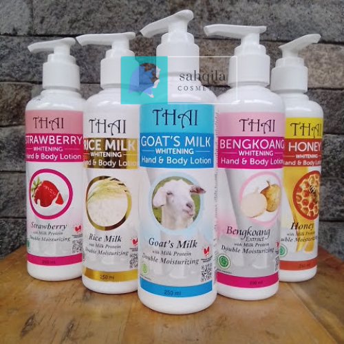 BPOM/hand & body lotion thai goat s milk 250ml dan 500ml/pencerah kulit