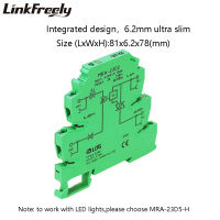 MRA-23D2 10ชิ้น2A SSR บอร์ดโมดูลโซลิดสเตทรีเลย์ DC อินพุต AC อินพุต: 3V 5V 12V 24VDC PLC สวิตช์รีเลย์แรงดันไฟฟ้า