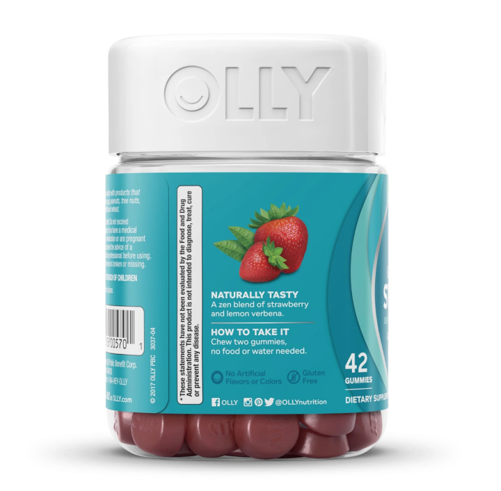 olly-gummy-goodbye-stress-วิตามินเยลลี่100-นำเข้าจากอเมริกา-42เม็ด-21-serving-วิตามินคลาย-ความเครียด