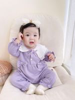 [COD] version of baby clothes autumn jumpsuit female super foreign style palace romper full moon hundred days banquet crawling