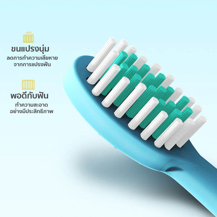 แปรงสีฟันไฟฟ้าโซนิค-กันน้ำ-ขนแปรงหนานุ่ม-ไม่บาดเหงือก-สีสันสวยงาม-เหมาะสำหรับเด็ก-มีหัวแปรง-สายชาร์จusb-พร้อมส่ง