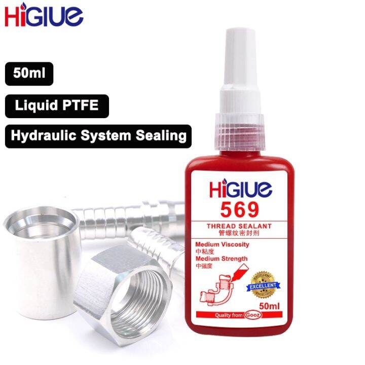 569 Pipe Thread Sealant Hydraulic Seal Adhesive Leakproof Liquid PTFE