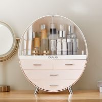 【YD】 Makeup Organizer Large Capacity and Dustproof Storage Desktop Drawer Bin