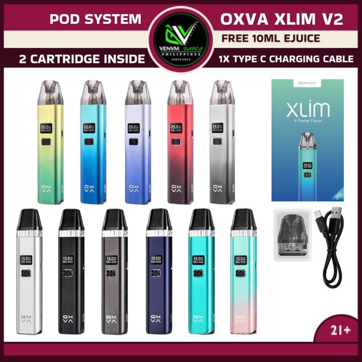 COD[DEVICE] Oxva Xlim V2 Complete Set Ready To Use | Lazada PH