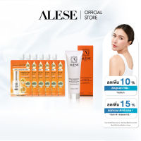 ALESE Cleansing Gel เจลล้างหน้าสูตรอ่อนโยน ผิวแพ้ง่าย เป็นสิวง่าย ฟองน้อย ผิวชุ่มชื้น และเซรั่มน้ำตบ 2 in 1 แบบซองพกพา  (