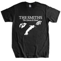 2023 NEWMen เสื้อยืดฤดูร้อนท็อปส์ Smiths "ราชินีเป็นตาย"-เสื้อยืด1980s อินดี้ Morrissey ใหญ่ Siz