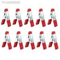 ▲ 10PCS Metal Spring Clamps 2 Clip Soft Plastic Tips Grip Photos Craft Clips Tools