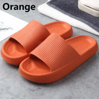 NIAOHAI Solid Color Outdoor Beach Shoes Bathing Slippers Home Slippers Uni Fashion Non-slip Thick Soled Super Soft