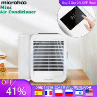 Original Microhoo 3 In 1 Air Conditioner Water Cooling พัดลมประหยัดพลังงาน Touch Screen Timing Artic Cooler Humidifier Desktop Fan