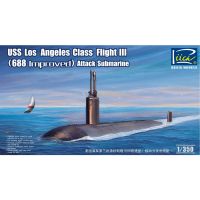 โมเดลประกอบ Riich Model 1/350 RN28007 USS Los Angeles Cl Flight III (688 improved) SSN