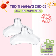 Núm Trợ Ti Mama s Choice, Trợ Ty Silicone Siêu Mềm Giúp Mẹ Cho Bé Bú Dễ