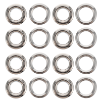 100Pcs Curtain Grommets Curtain Eyelet Ring เสียงรบกวนต่ำทองเหลืองแหวนโรมัน