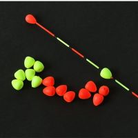 20/100Pcs Fishing Float Tip Tail Eye-Catching Beans Bobber Indicator Visualable Beads Fishing Beads Stopper Lure Accessories Accessories