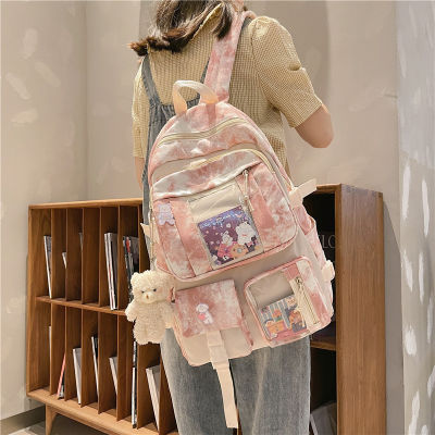 Trendy School Bag For Girls Kawaii Bookbag Laptop Backpack School Bag Womens Mochila Bag College Girls Backpack