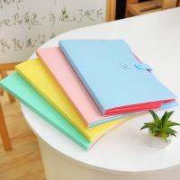 New multi-layer A4 Filing Products information papers buckle 10 colors file storage 5 into Folder Holder Organizer