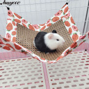 Small Pet Hamster Hammock Summer Breathable Cooling Mat Bag Cage