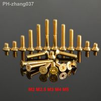 DIN7991 Grade 12.9 Flat Countersunk Head Plating Titanium Gold Hex Socket Screws Allen Bolts M2 M2.5 M3 M4 M5 - 10pcs