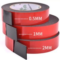 ❇✈♚ 2pcs/1pcs 0.5mm-2mm thickness Super Strong Double side Adhesive foam Tape for Mounting Fixing Pad Sticky