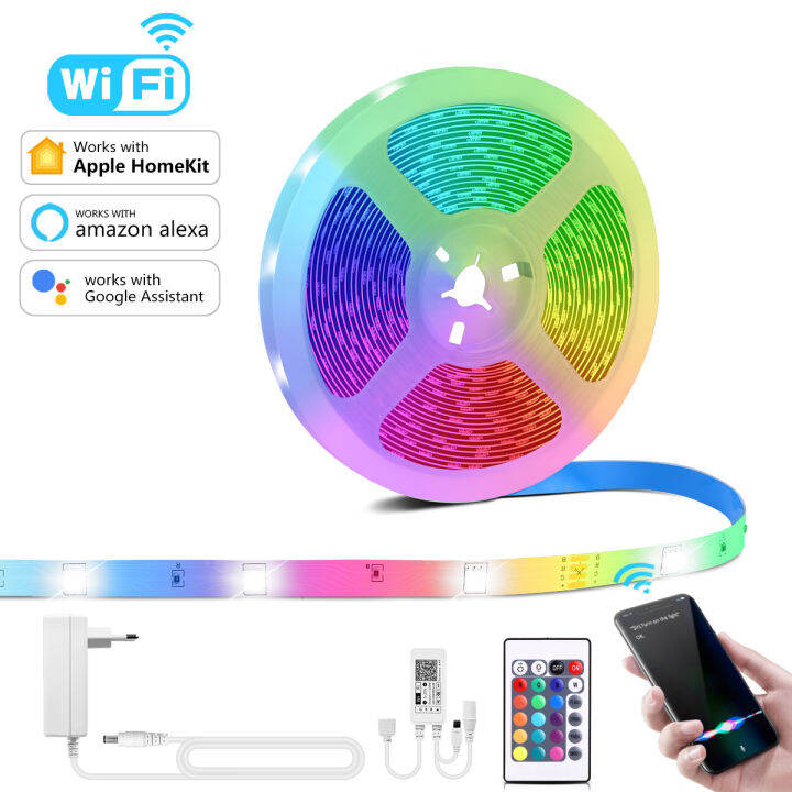 Luces RGB LED Lights Apple HomeKit Smart WiFi LED Strip Tape Wireless