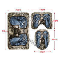 CAVVING 3D Print Finntroll Band Shower Curtains Waterproof Bathroom Curtain Anti-slip Bath Mat Set Toilet Rugs Carpets