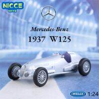 Mercedes-Benz W125รถโลหะผสมโมเดล1:24ยานพาหนะของเล่น &amp; ยานพาหนะเก็บรถของเล่นของขวัญวันเกิดเด็กชาย B886