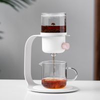 Teapot Japanese-style glass teapot modern flower teapot drip filter freshly ground coffee pot coffee utensils