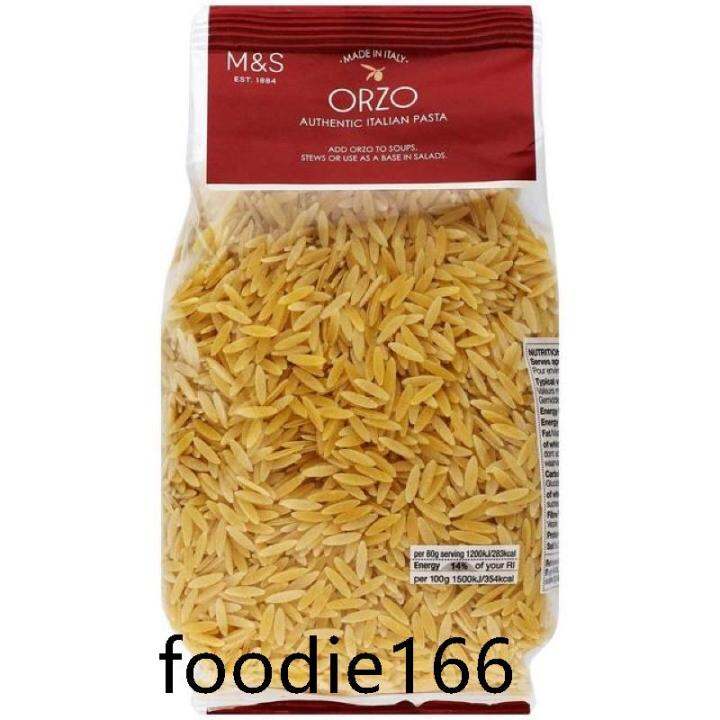 The noodles don't break easily are al dente and nonstick ☆Marks Spencer Orzo Authentic Italian