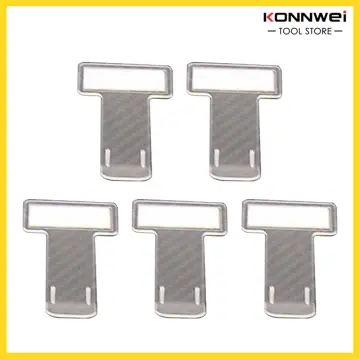 5pcs/set Car Auto Fastener Clip Parking Ticket Permit Holder Clip Sticker  Windscreen Window Timing Documents Folder Transparent - AliExpress