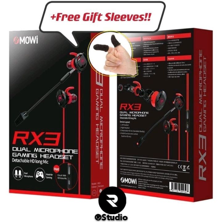 plextone-xmowi-rx3-rx3แป้นพิมพ์กันน้ำชุดหูฟัง-pubg-ไมโครโฟนคู่หูฟังเบสด้วย-plextone