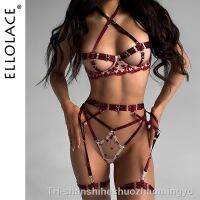 【hot】﹍♚  Ellolace Push Up Uncensored Sets Heart-Shaped Embroidery