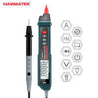 HANMATEK มัลติมิเตอร์มัลติมิเตอร์แบบดิจิตอลอัตโนมัติเครื่องทดสอบไฟฟ้าพร้อม NCV เครื่องทดสอบดิจิตอลสายสดพร้อมไฟหลังจอ LCD