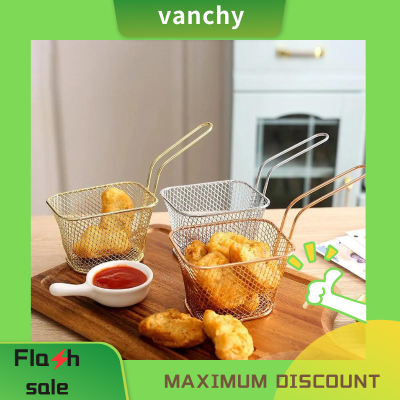 Vanchy Stainless Steel Chicken Chips Basket Fried Food Filter Screen