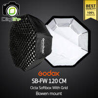 Godox Softbox SB-FW 120 cm. Octa Softbox With Grid [ Bowen Mount ] วิดีโอรีวิว , Live , ถ่ายรูปติบัตร , สตูดิโอ