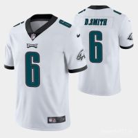 ▣ 2021American football jersey eagle 6The second generation of Bai D.SMITH Wholesale Manufacturers A generation of hair