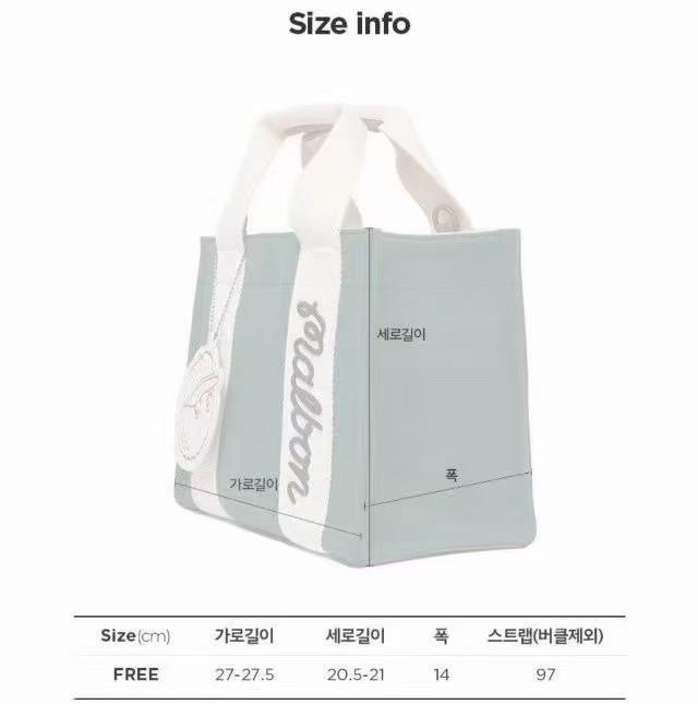 กระเป๋ากางเกงเล่นกอล์ฟเดี่ยว-malbon-เกาหลีของแท้ใหม่กระเป๋าผ้าใบกระเป๋าถือเข้ากับทุกชุดแบบเรียบง่ายสำหรับผู้หญิง2023