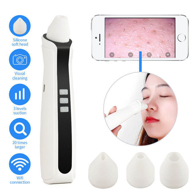 Electric Visual Blackhead Vacuum with Camera Wifi HD Acne Remover Skin