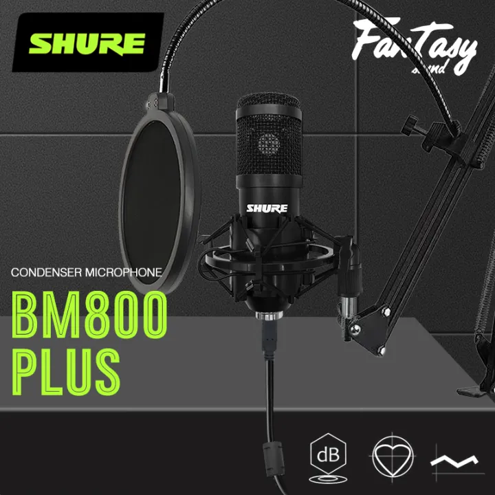 Shure BM800plus USB condenser microphone plus stand Professional