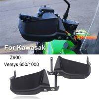 ฝาครอบเครื่องป้องกันป้องกันมือรถจักรยานยนต์สำหรับ Kawasaki Versys 650 1000 Z900ตัวป้องกันส่วนประกอบเลื่อยโซ่มือจับที่ป้องกันมือจับที่บังแดดคลัตช์เบรกกระจกบังลม