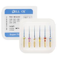 ；‘【；- 5 Boxes WELLCK Dental Heat Activated Canal Root Files SX-F3 21Mm 25Mm Engine Use Nickel-Titanium Alloy Endodontic Tips