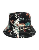 [MOO 3/21] Aloha Hawaiian Beach Bucket Hat  หมวกทรงบัคเกต พิมพ์ลาย