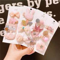 New Children Cute Cartoon Flower Hairpins Barrettes Girls Lovely Colors Hair Clips Kids Baby Sweet Hair Accessories